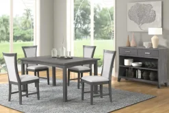 Flair Side Chairs In Gray, Set Of 2