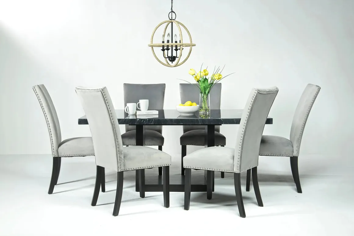 Francisco Side Chair In Gray