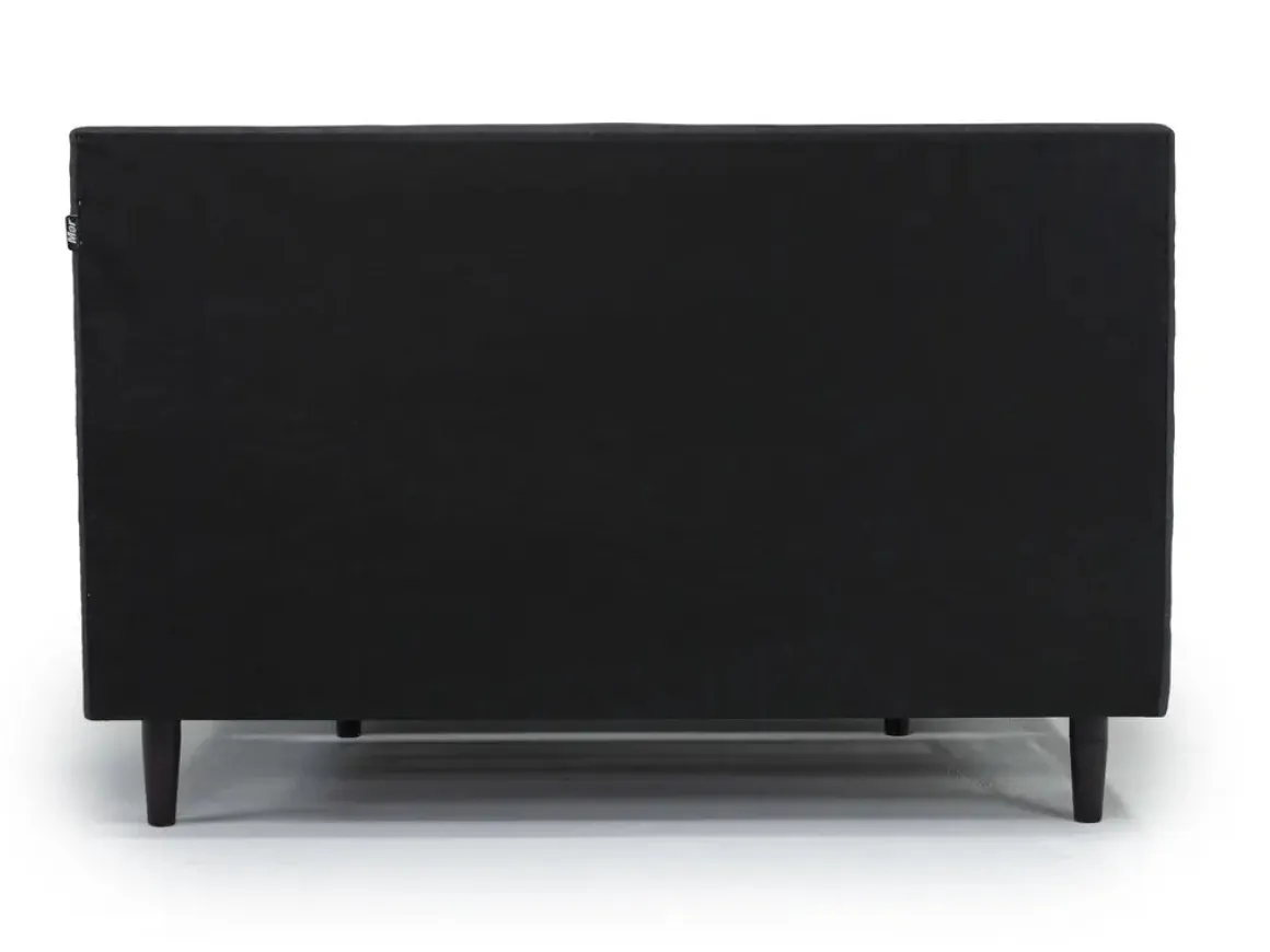 Gavin Upholstered Adjustable Foundation Bed In Charcoal, Full