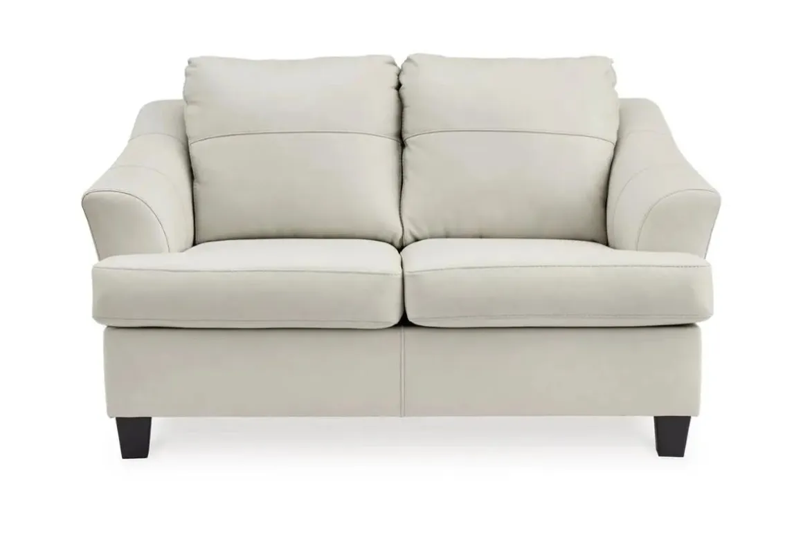 Genoa Loveseat In Coconut Leather