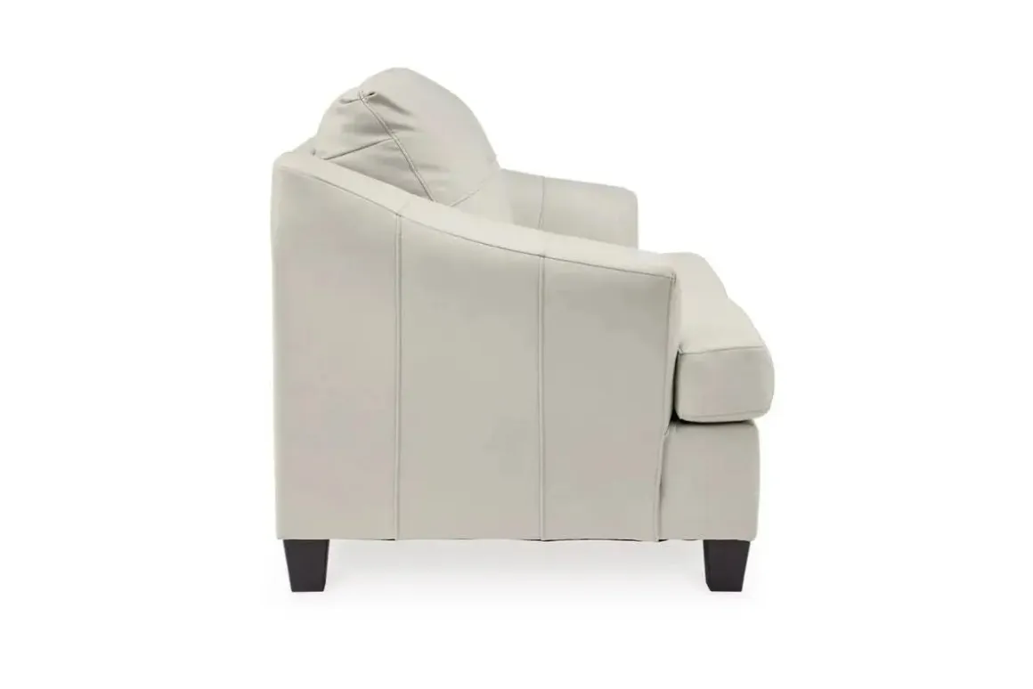 Genoa Loveseat In Coconut Leather