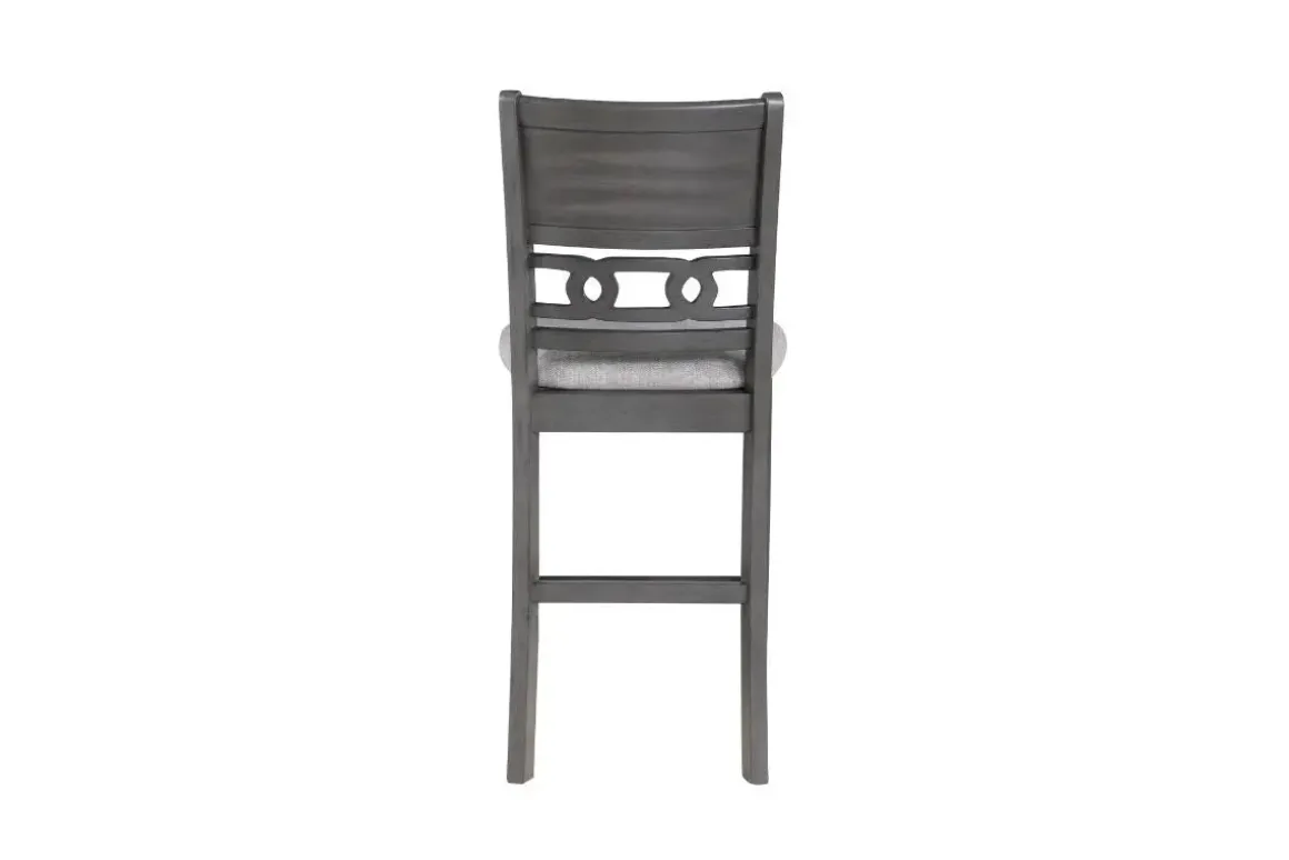 Gia Counter Height Stool In Gray, Set Of 2