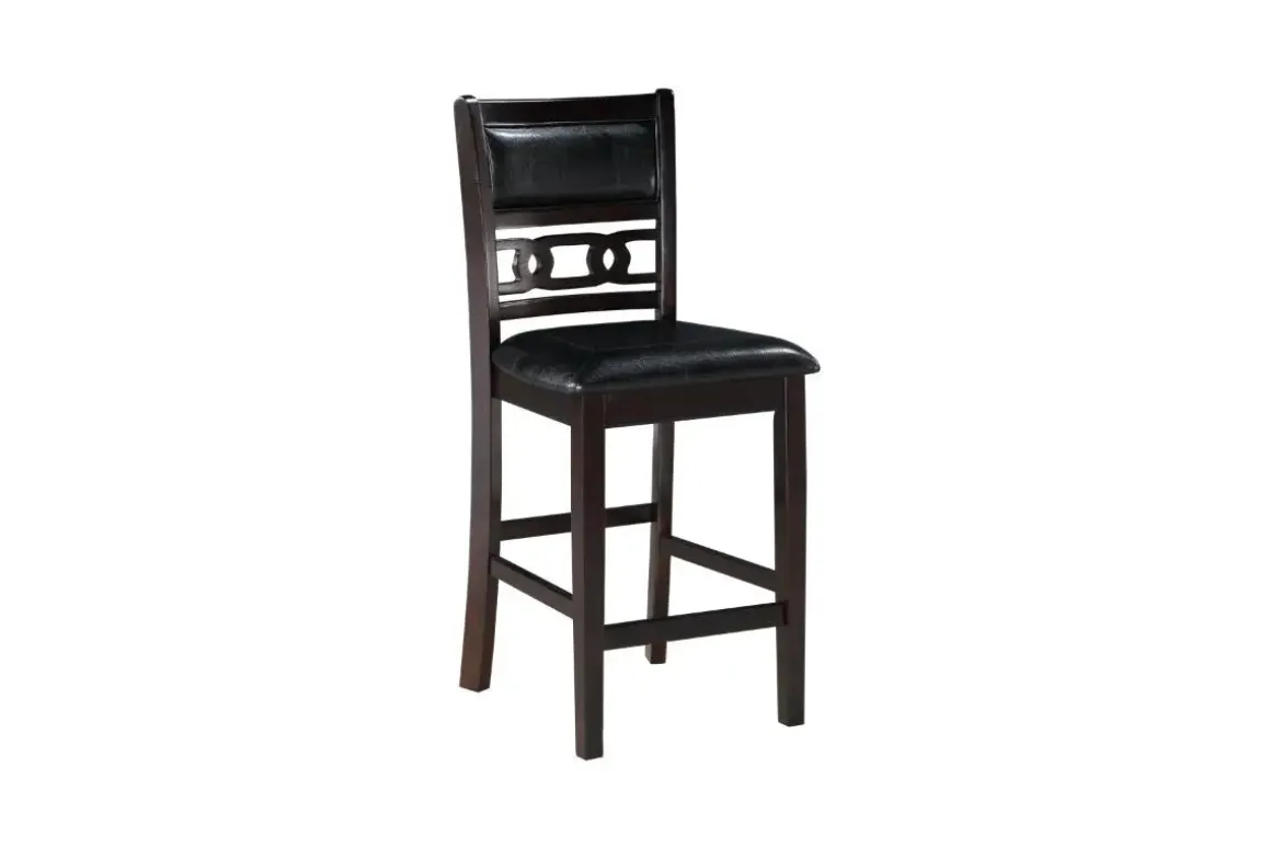 Gia Counter Height Stool In Gray, Set Of 2