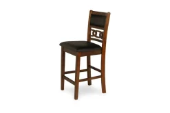 Gia Counter Height Stool In Gray, Set Of 2