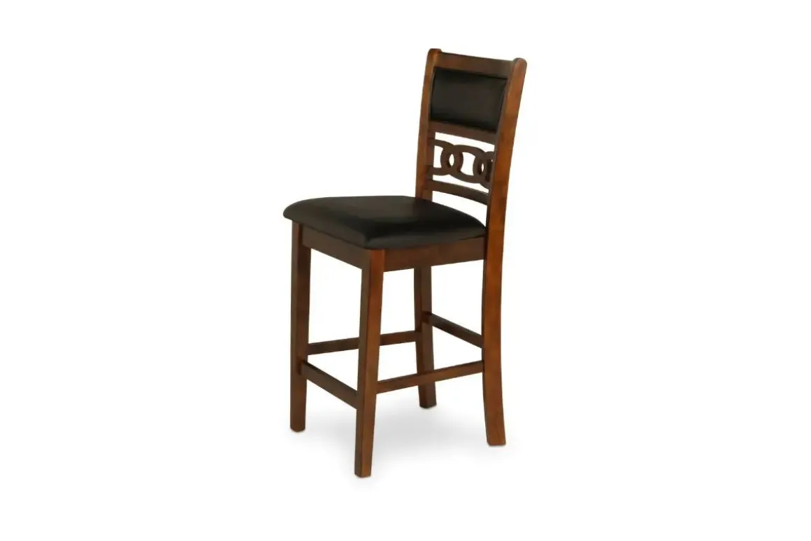 Gia Counter Height Stool In Gray, Set Of 2