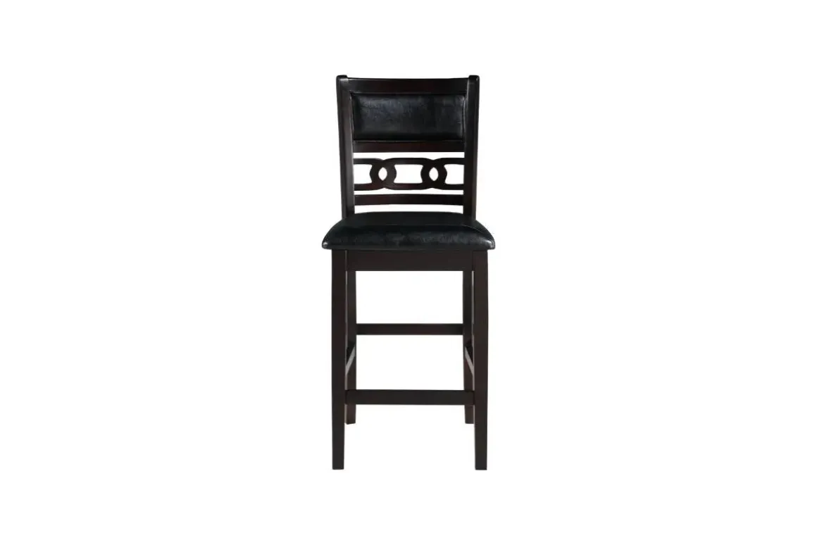 Gia Counter Height Stool In Gray, Set Of 2