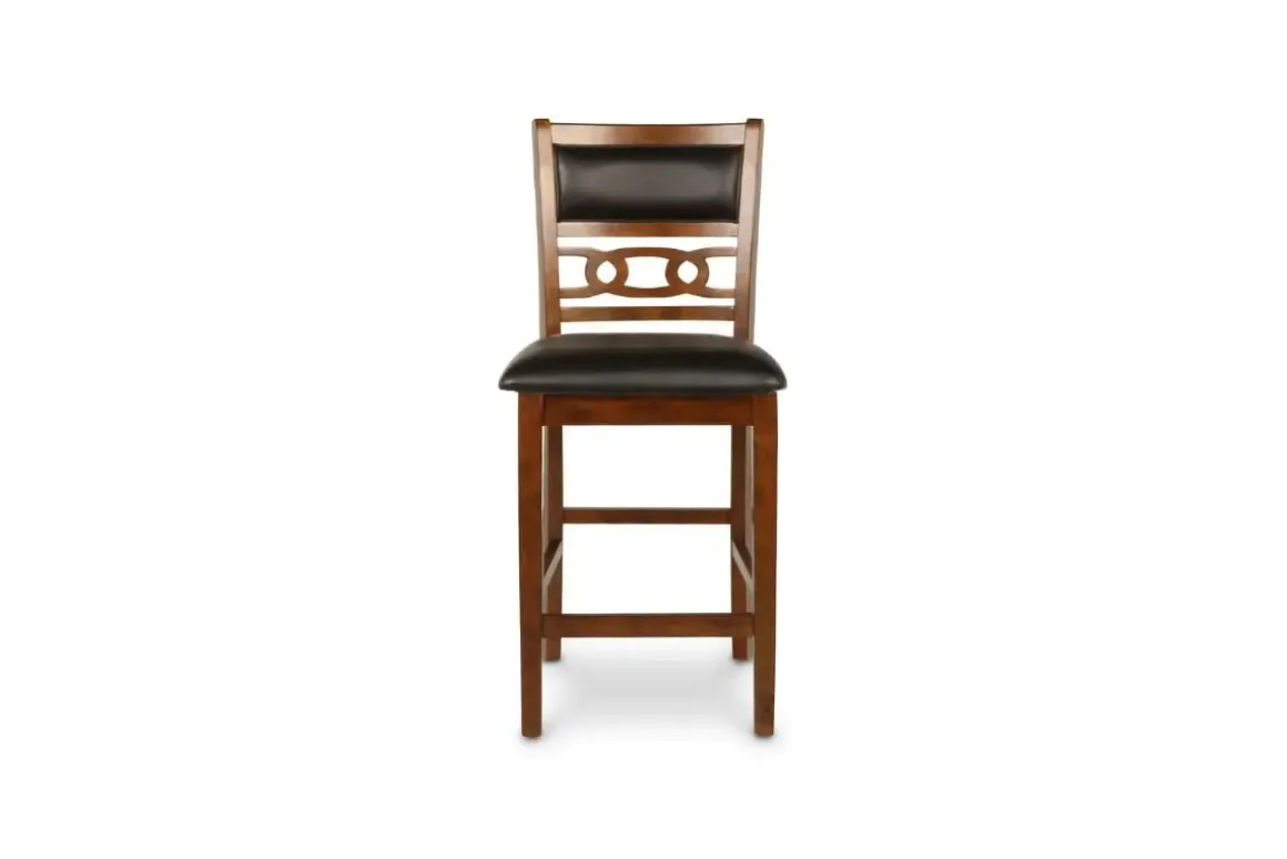 Gia Counter Height Stool In Gray, Set Of 2