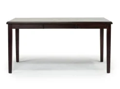Gia Dining Table & 4 Chairs In Dark Brown