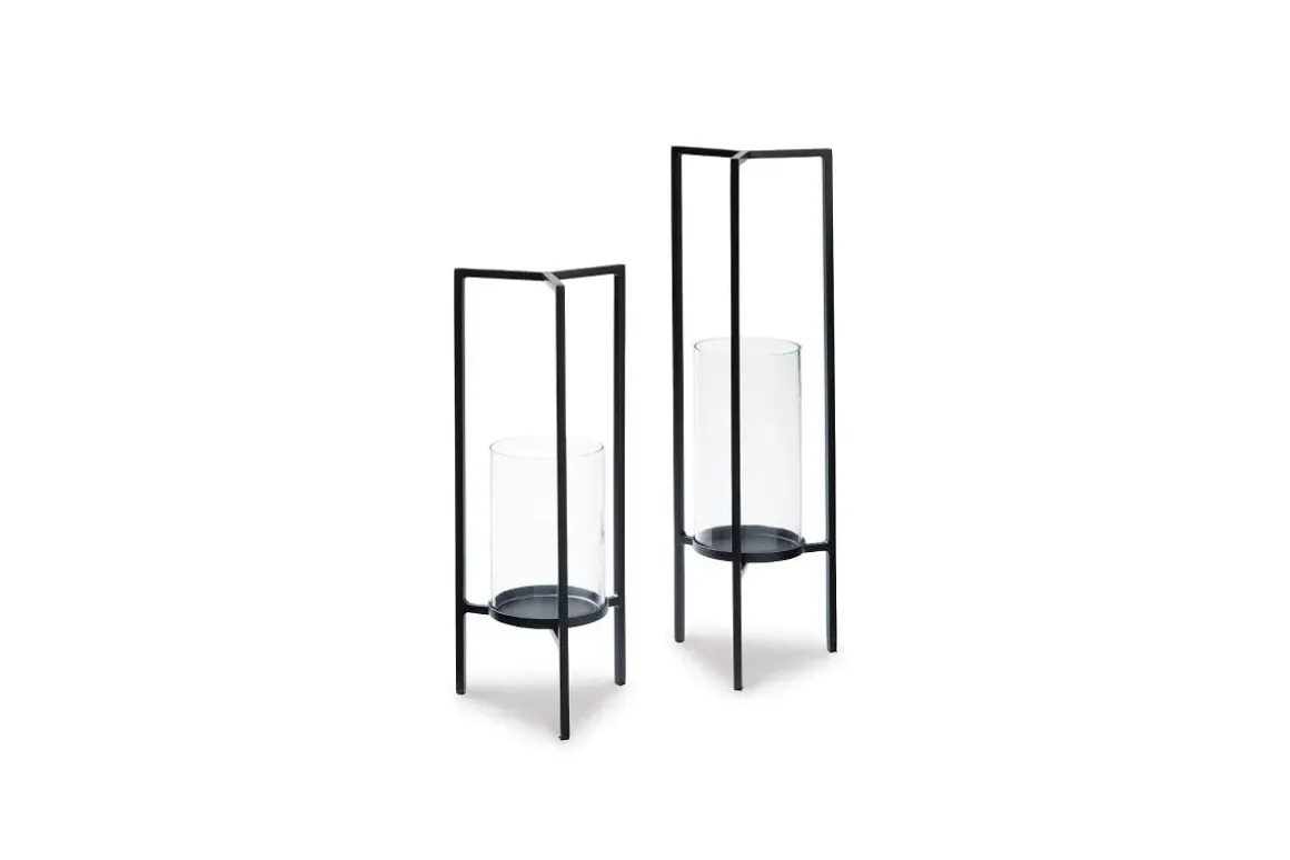 Ginette Candleholders, Set Of 2