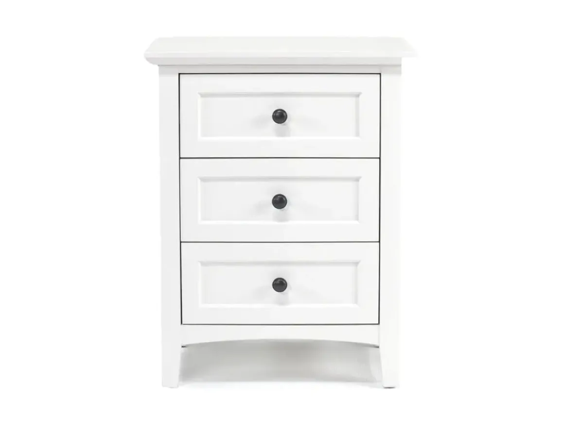 Grace Storage Bed, Dresser, Mirror & Nightstand In Snowfall, Full