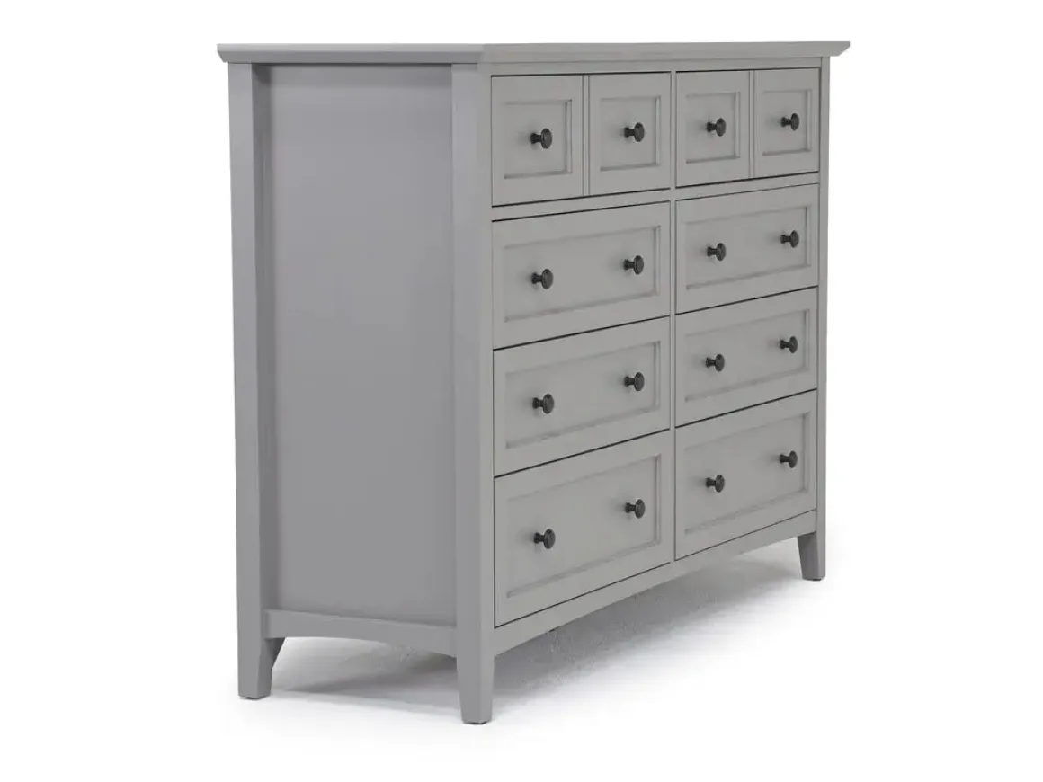 Grace Storage Bed, Dresser, Mirror & Nightstand In Snowfall, Full