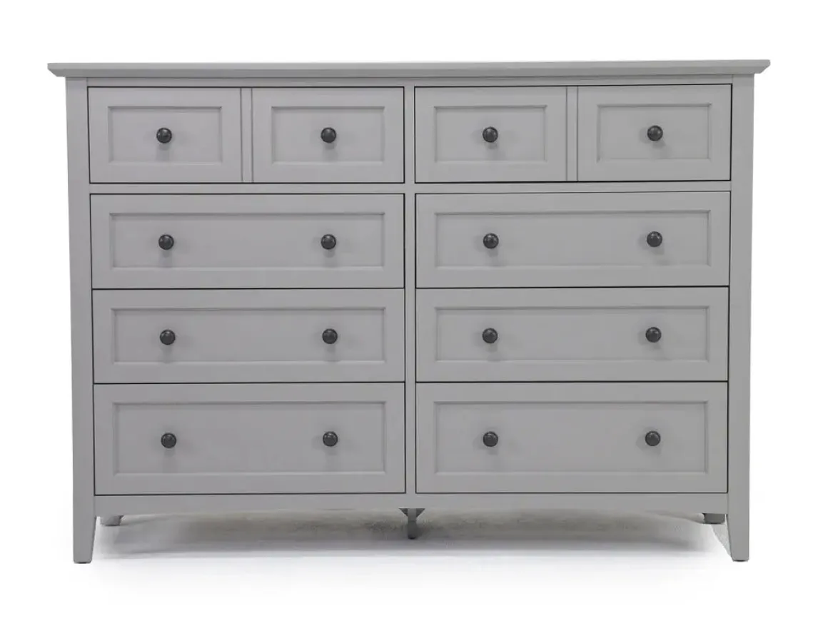 Grace Storage Bed, Dresser, Mirror & Nightstand In Snowfall, Full