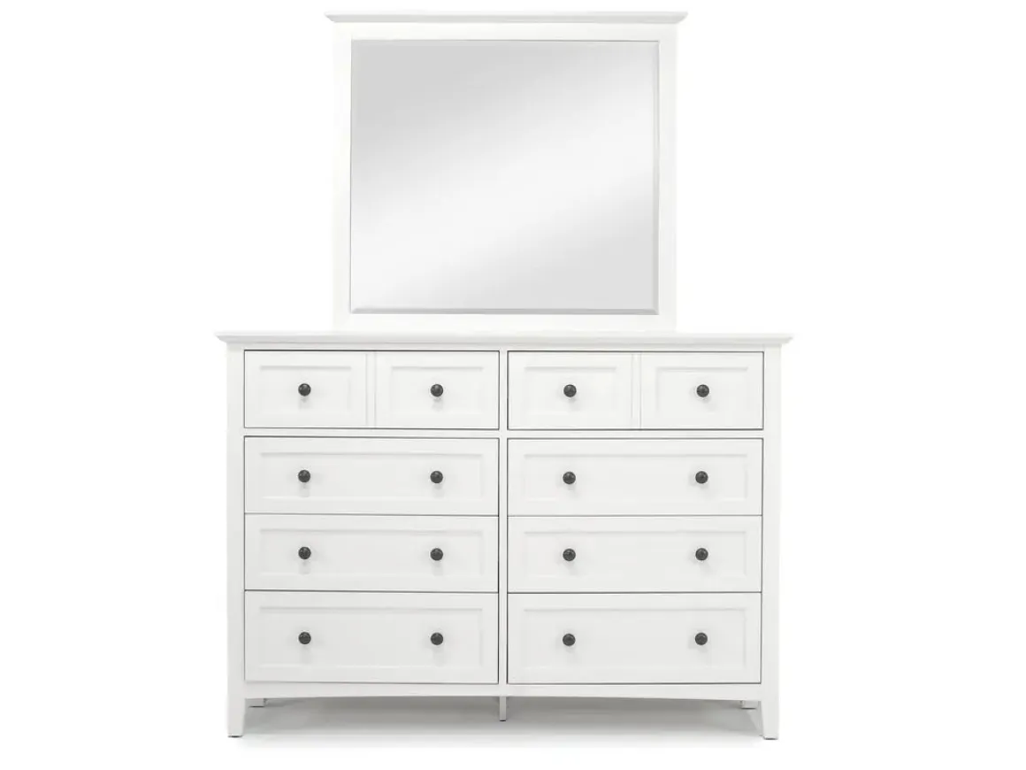 Grace Storage Bed, Dresser, Mirror & Nightstand In Snowfall, Full