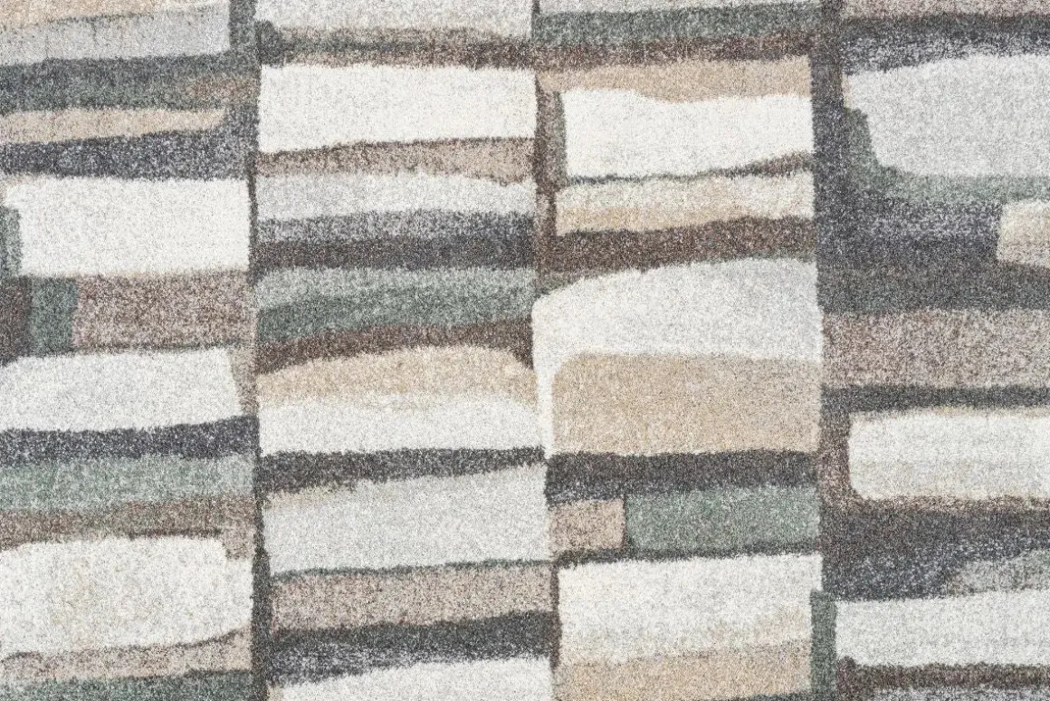 Granada Sevilla Rug In Multicolor/Sage, 5’ X 7’