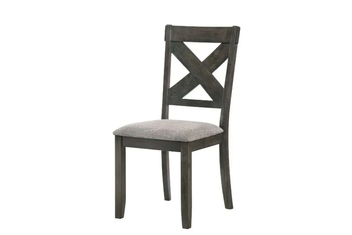 Gulliver Dining Table, 4 Chairs & Bench In Rustic Brown