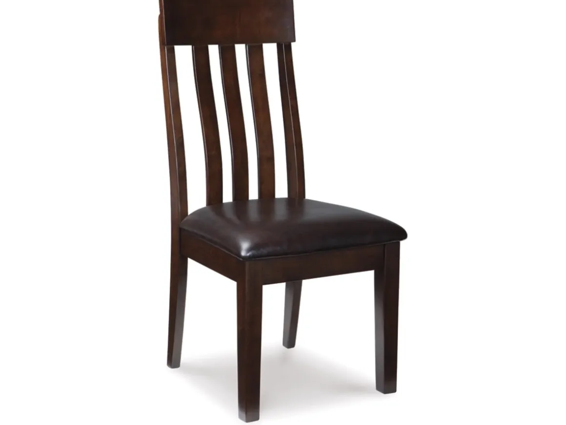 Haddigan Extendable Dining Table & 6 Chairs In Dark Brown