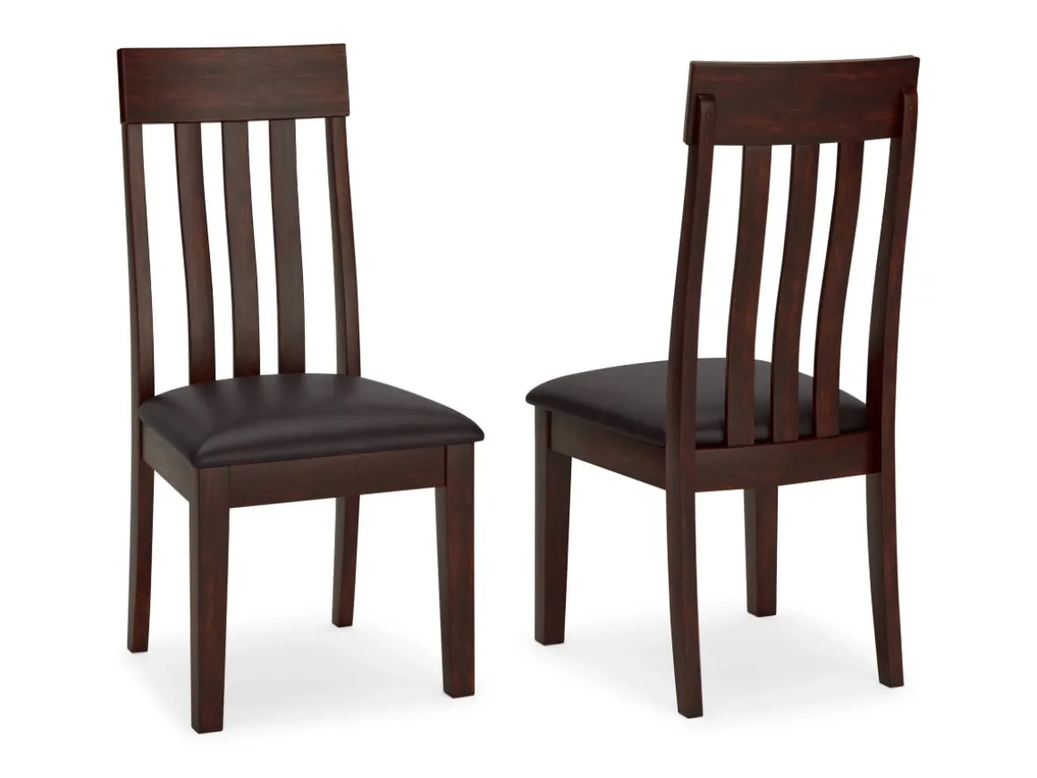 Haddigan Extendable Dining Table, 4 Chairs & Bench In Dark Brown