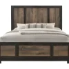 Harlington Panel Bed In Walnut, Full