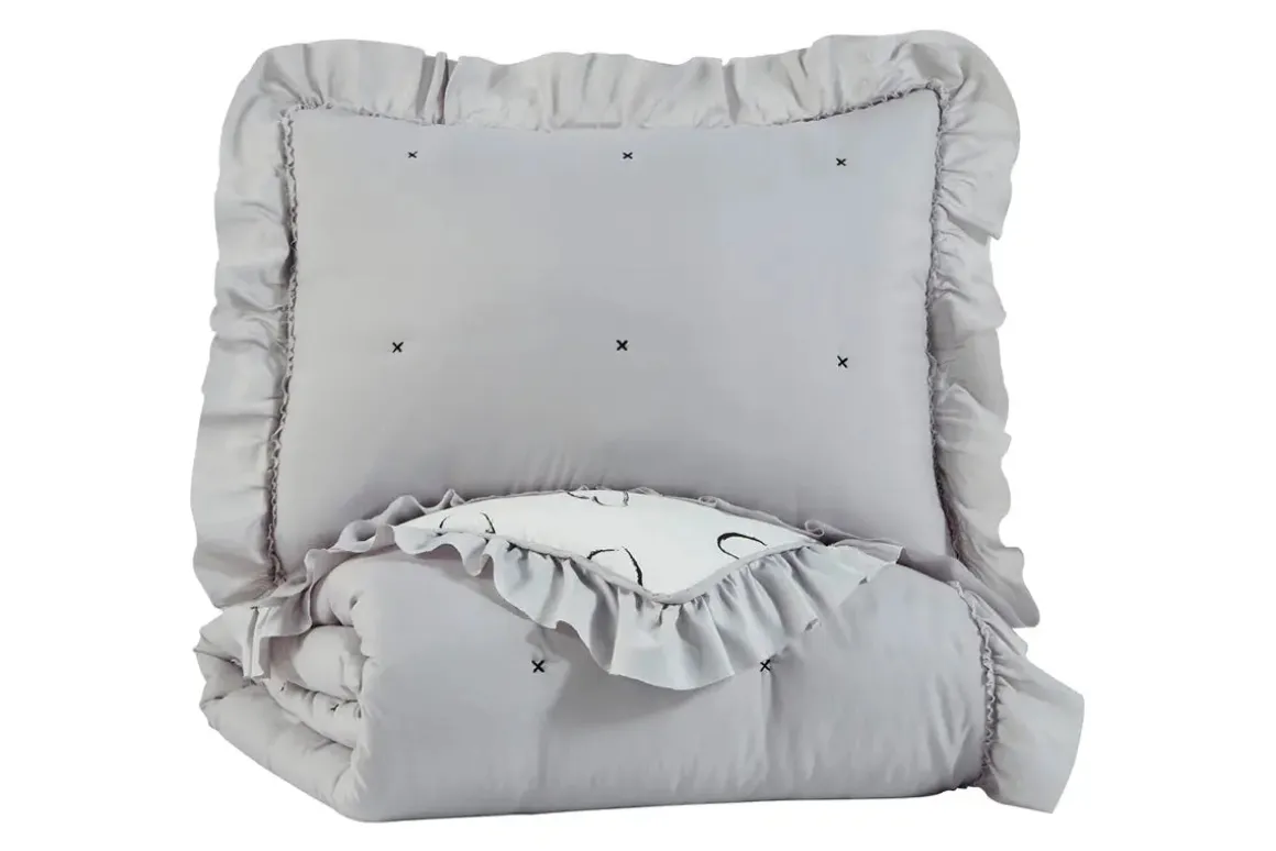 Hartlen 2 Piece Coverlet Set, Twin