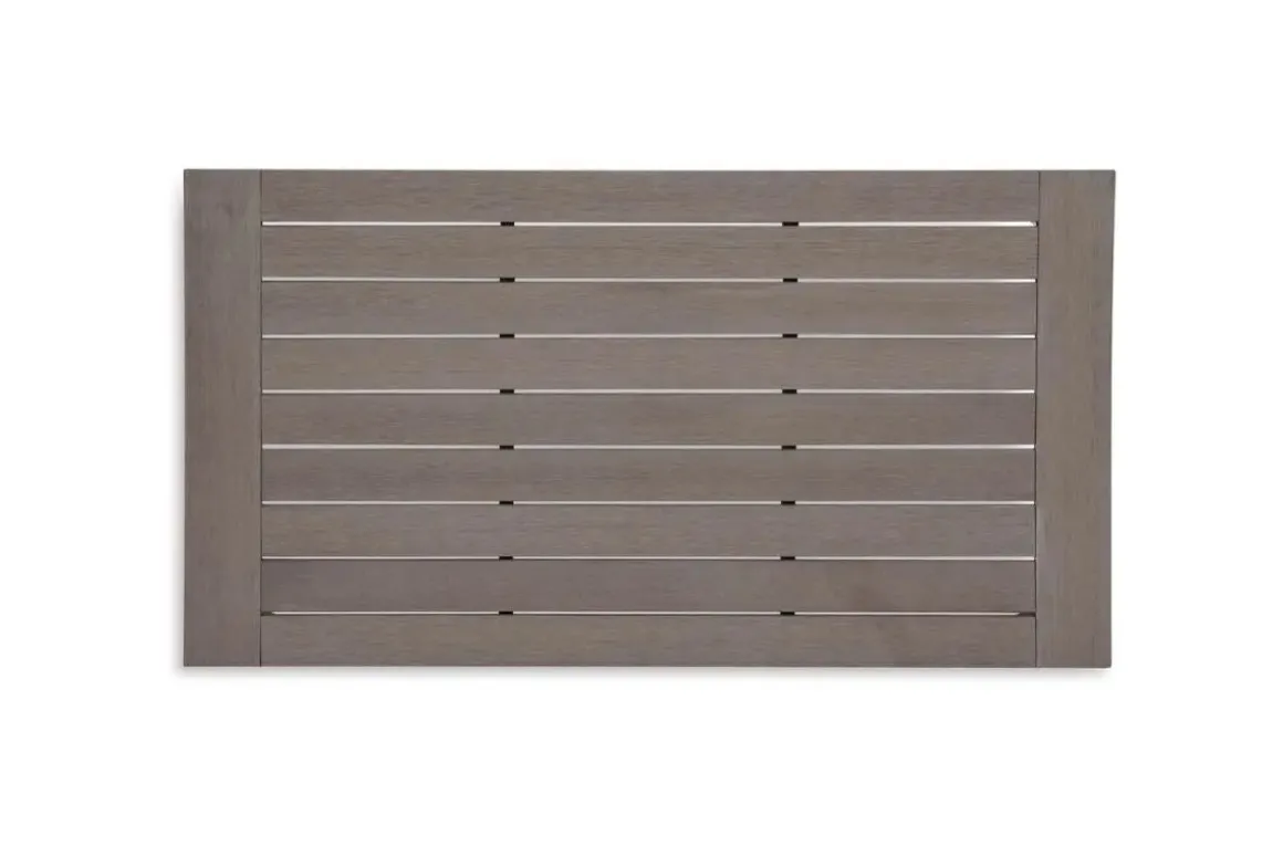Hillside Barn Outdoor Coffee Table In Gray/Brown