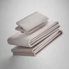 Iced Bamboo Cooling Sheets & Pillowcase Set In Charcoal, Twin