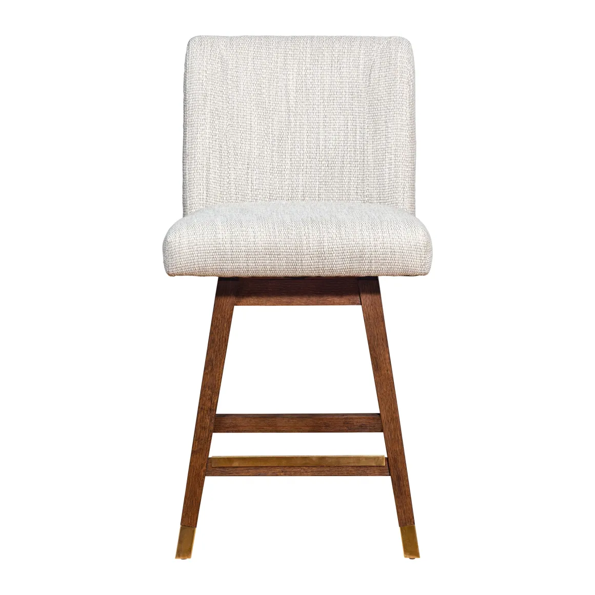 Isabella Swivel Counter Height Stool In Beige