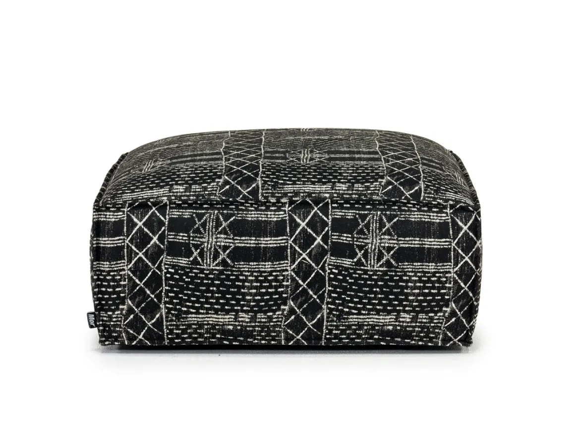 Jakob Accent Ottoman In Sherpa Gray