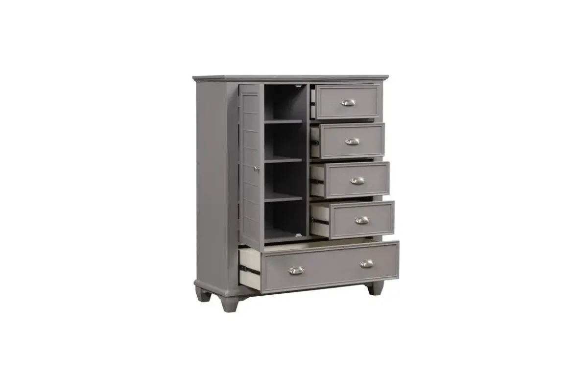 Jamestown Door Chest In White
