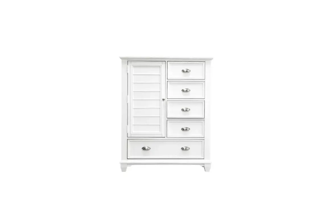 Jamestown Door Chest In White