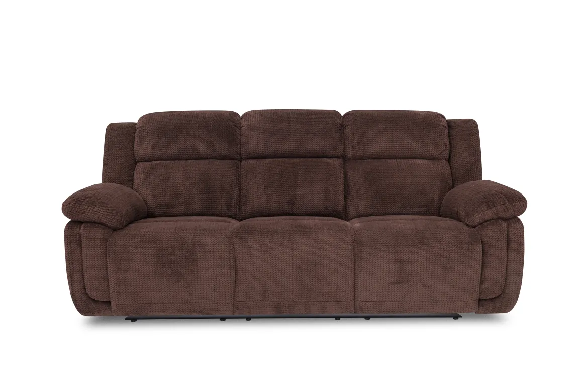 Jayne Reclining Sofa W/ Drop Down Table & Console Loveseat In Charcoal