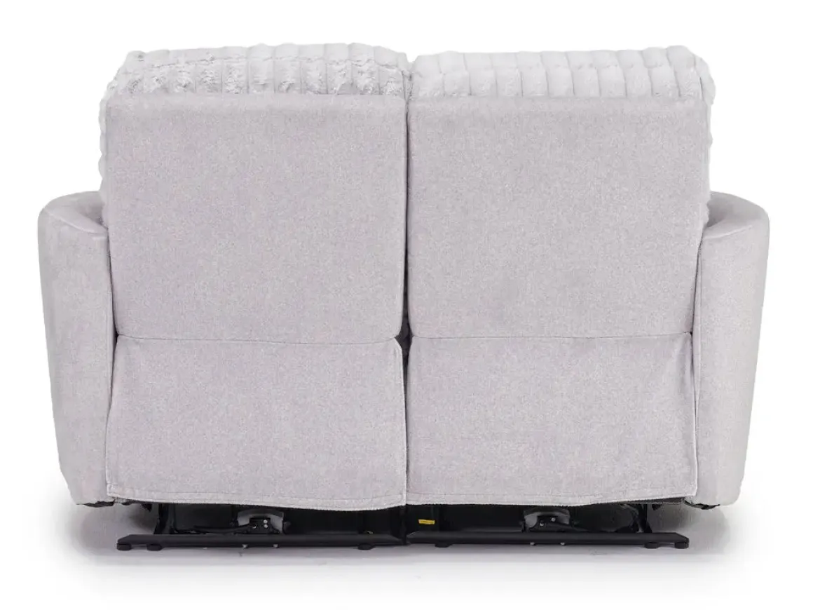 Jessica 2 Power Loveseat In Presley Fog/Charlotte Mist