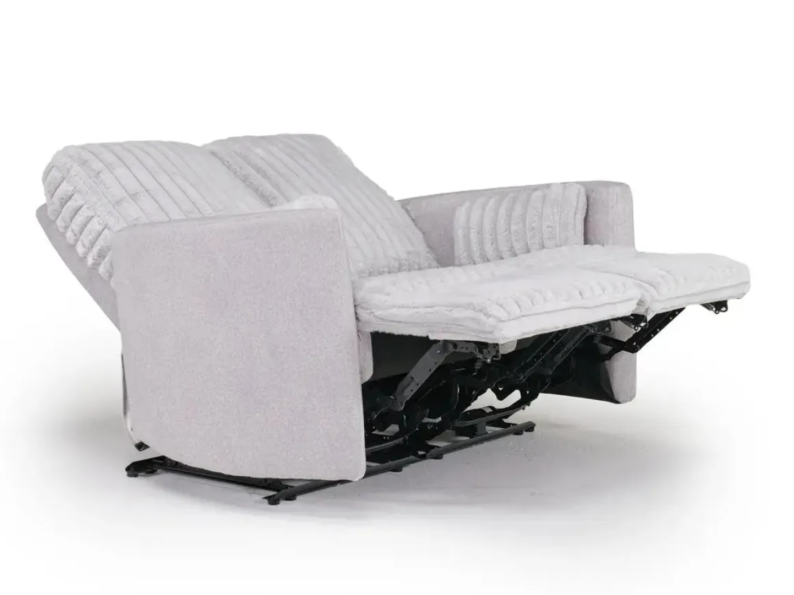 Jessica 2 Power Sofa & Loveseat In Presley Fog/Charlotte Mist
