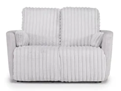 Jessica 2 Power Sofa & Loveseat In Presley Fog/Charlotte Mist