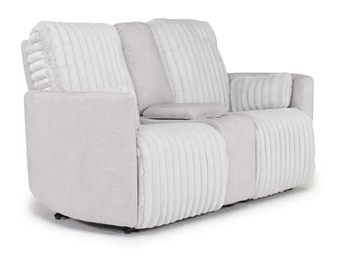 Jessica Reclining Console Loveseat In Presley Fog/Charlotte Mist