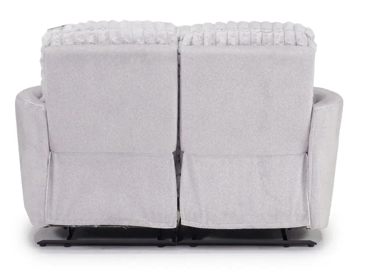 Jessica Reclining Loveseat In Presley Fog/Charlotte Mist