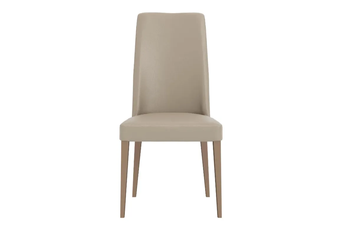 Jo 83" Dining Table & 6 Chairs In Gold/Travertino Eco Stone