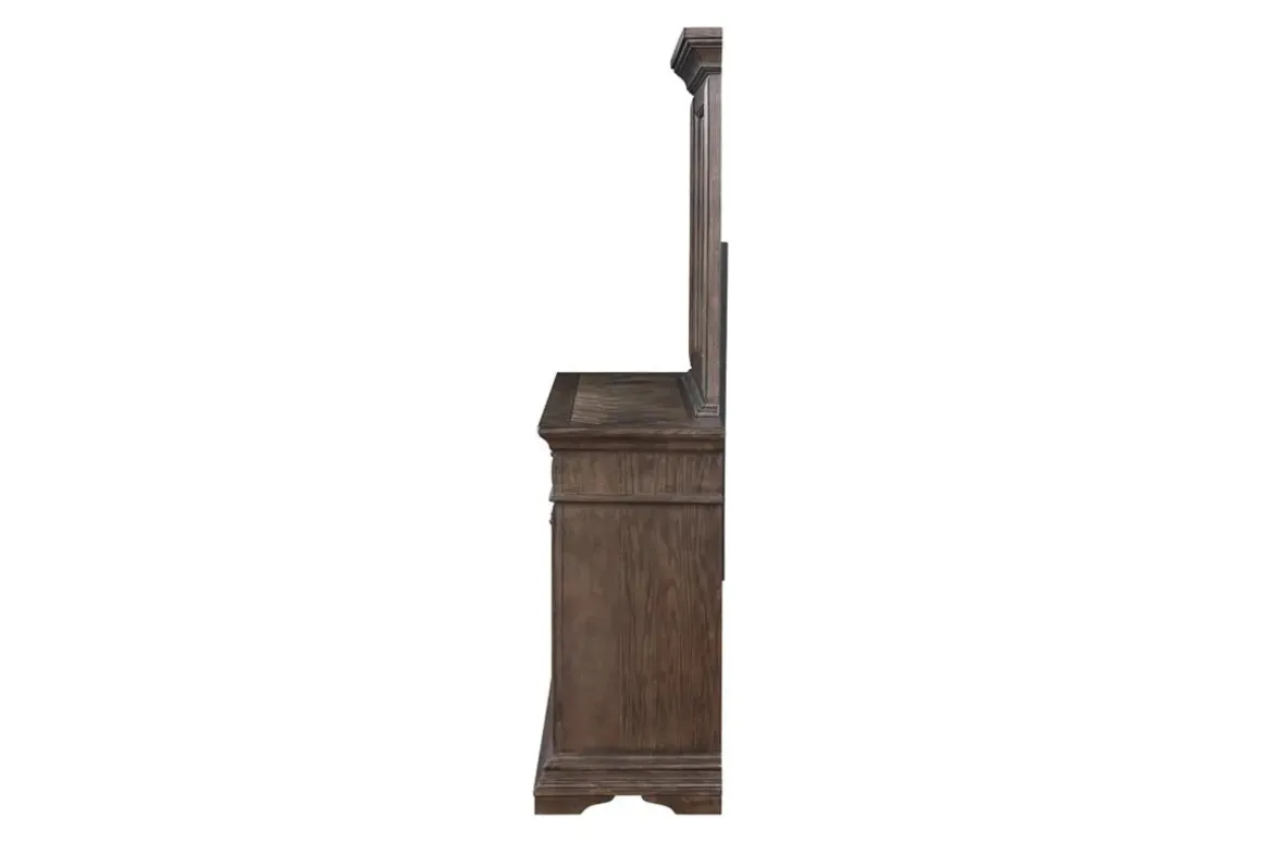 Jolie Vue Dresser In Brushed Walnut