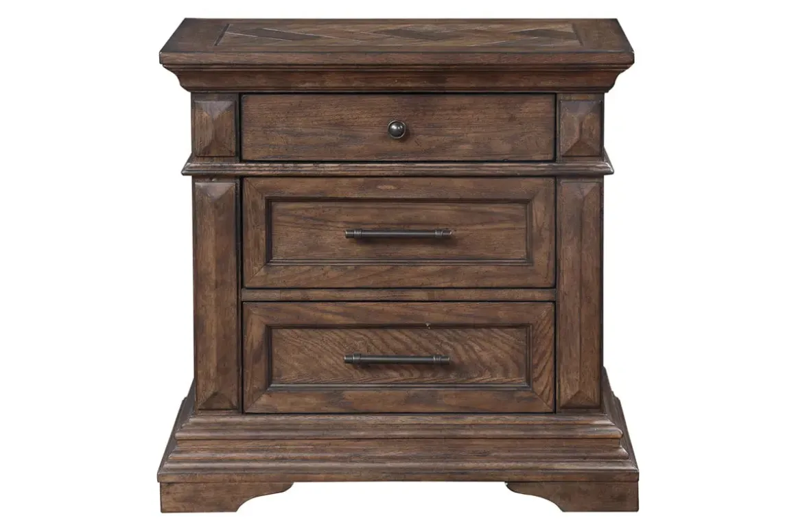 Jolie Vue Nightstand In Brushed Walnut