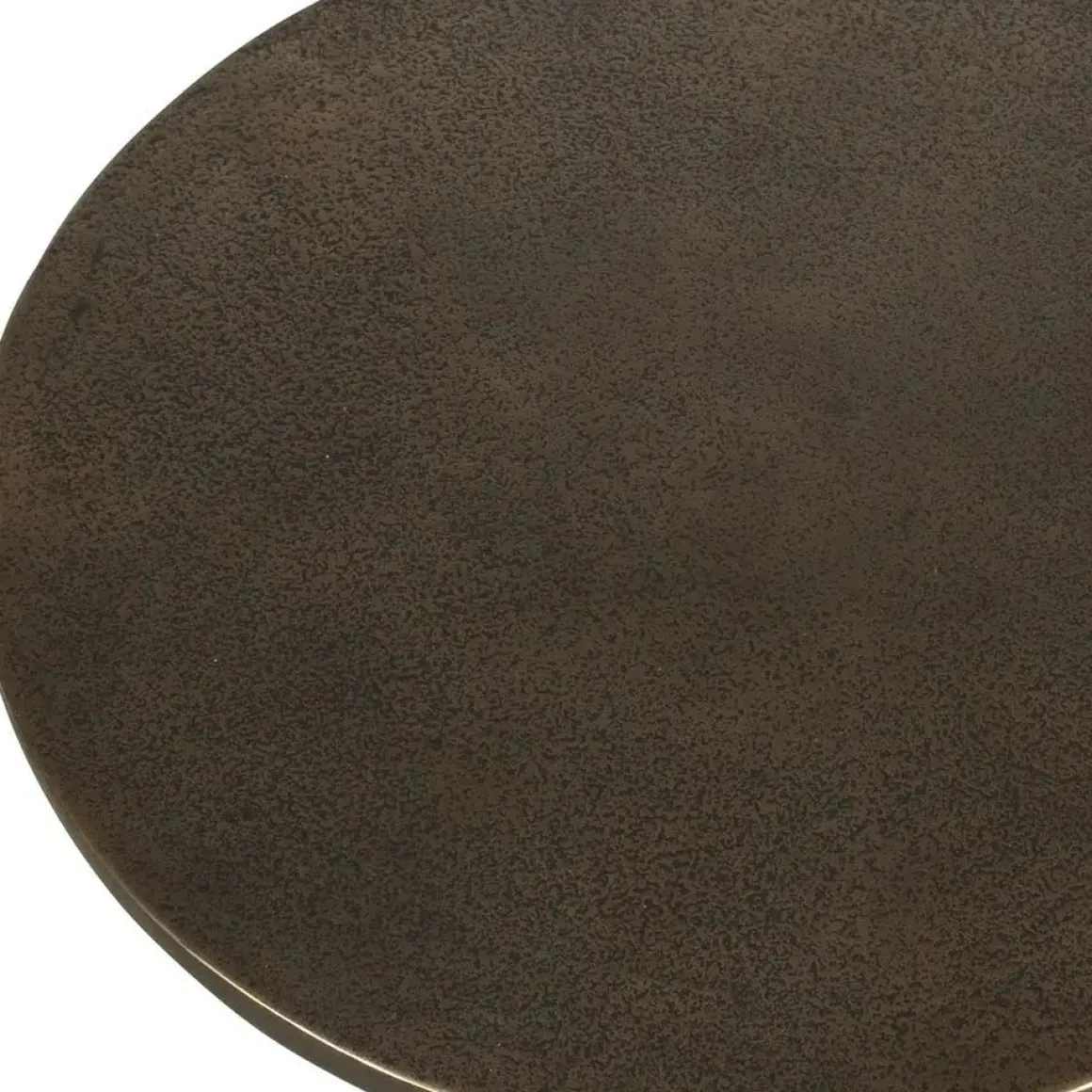 Joppa Outdoor Round Accent Table In Bronze
