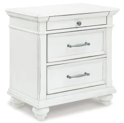 Kanwyn Nightstand In White Wash