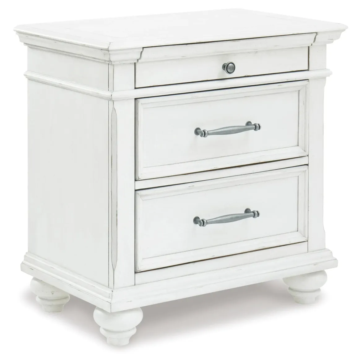 Kanwyn Nightstand In White Wash