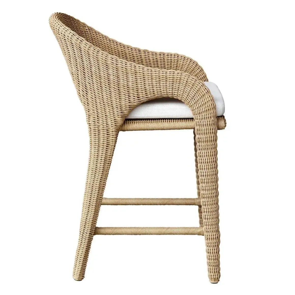 Kavali Outdoor Counter Height Stool In Honey