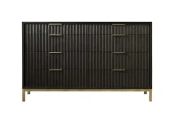 Kentfield Dresser In Black Drifted Oak