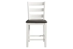 Kona Square Counter Height Dining Table & 4 Stools In Gray