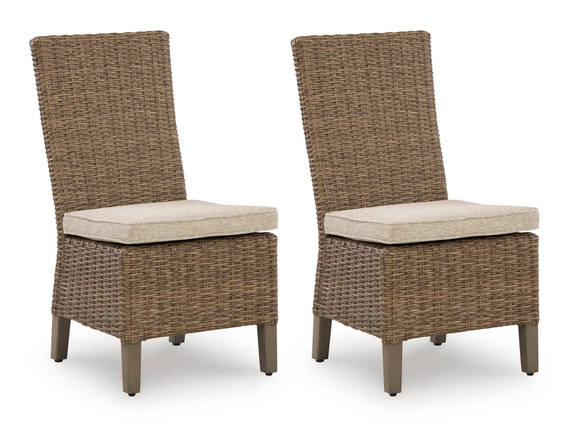 Laguna Heights Outdoor Dining Table & 4 Chairs In Beige