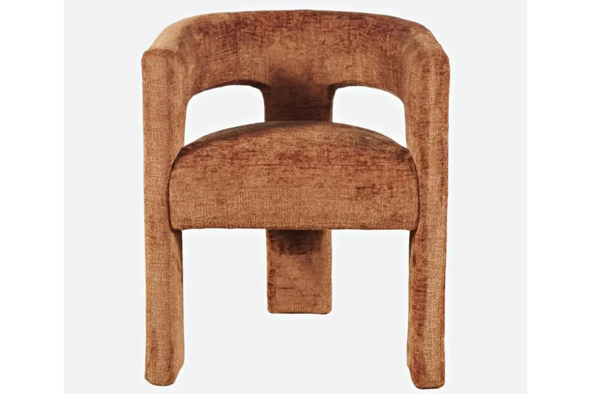 Leslie Side Chair In Rust