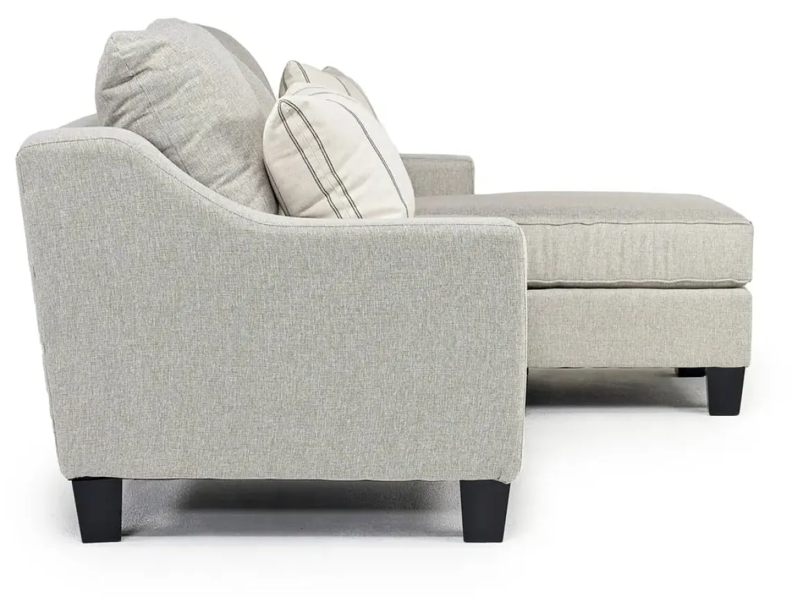 Lucy Reversible Sofa Chaise In Splash Charcoal