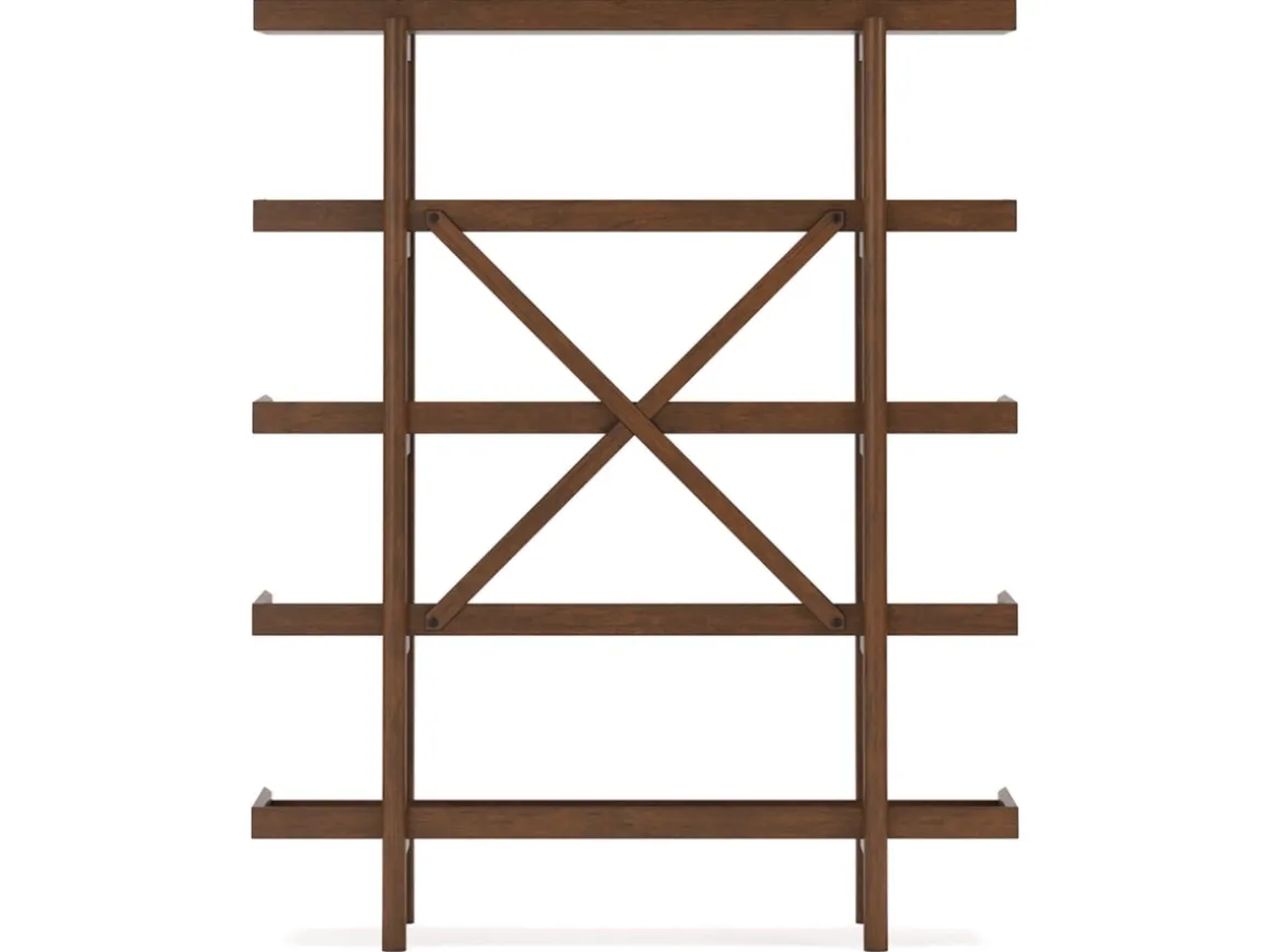 Lyncott Bookcase In Brown