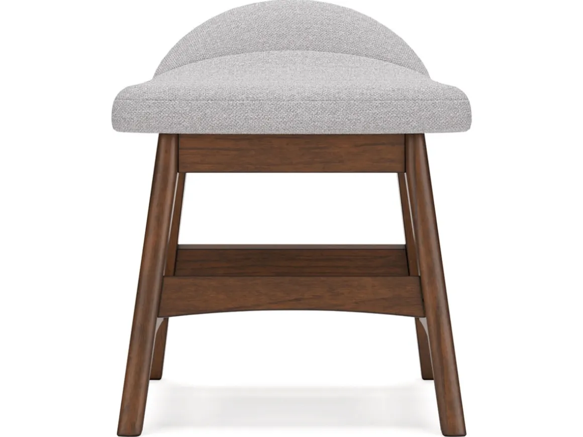 Lyncott Desk Chair In Brown/Light Gray