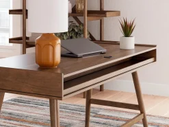 Lyncott Office Desk In Brown